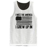 I Miss The America I Grew Up In Mesh Reversible Basketball Jersey Tank