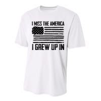 I Miss The America I Grew Up In Performance Sprint T-Shirt