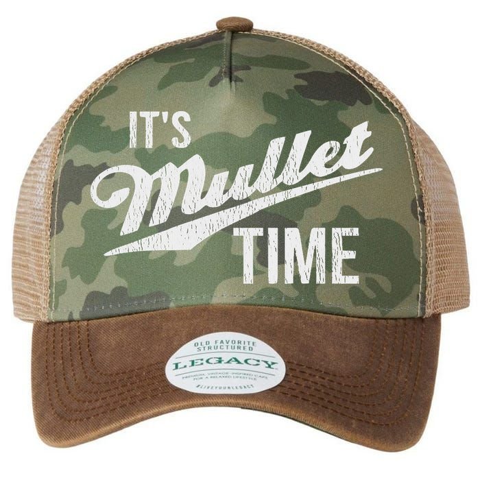 It's Mullet Time, Funny Redneck Mullet Legacy Tie Dye Trucker Hat