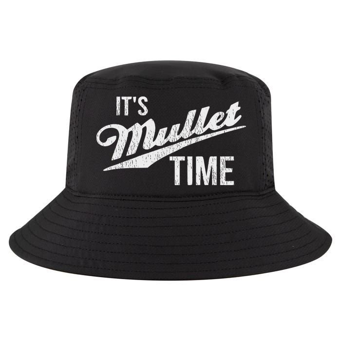 It's Mullet Time, Funny Redneck Mullet Cool Comfort Performance Bucket Hat