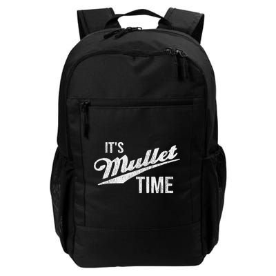 It's Mullet Time, Funny Redneck Mullet Daily Commute Backpack