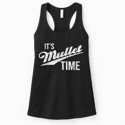 It's Mullet Time, Funny Redneck Mullet Womens Tank Top