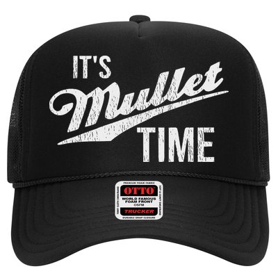 It's Mullet Time, Funny Redneck Mullet Trucker Hat