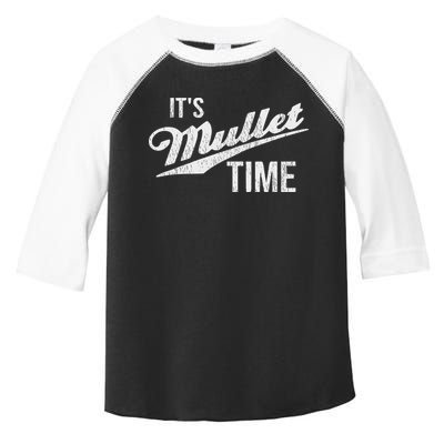 It's Mullet Time, Funny Redneck Mullet Toddler Fine Jersey T-Shirt