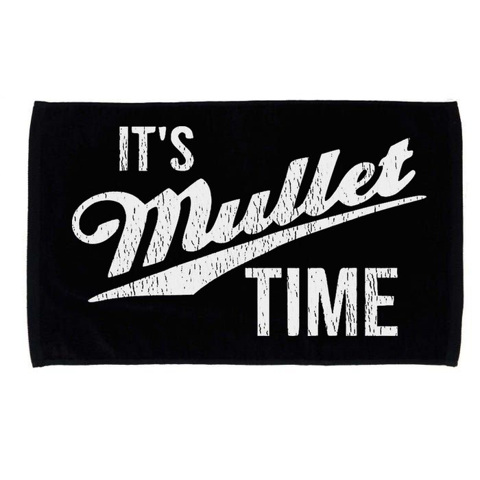 It's Mullet Time, Funny Redneck Mullet Microfiber Hand Towel
