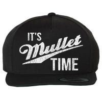 It's Mullet Time, Funny Redneck Mullet Wool Snapback Cap