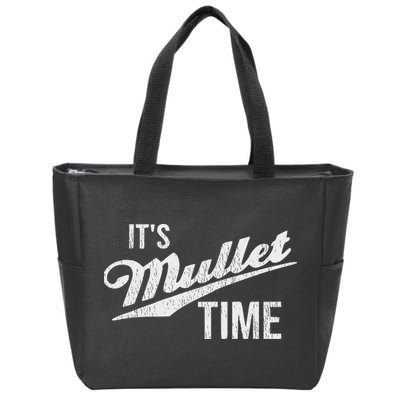 It's Mullet Time, Funny Redneck Mullet Zip Tote Bag