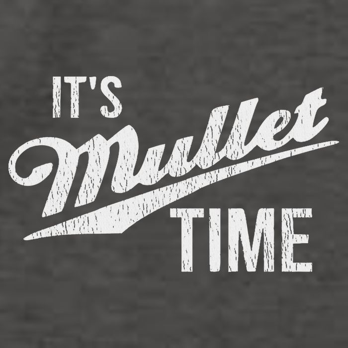 It's Mullet Time, Funny Redneck Mullet Vector Backpack