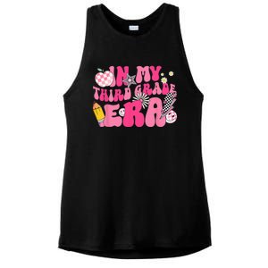 In My Third Grade Era Back To School 3rd Grade Retro Groovy Ladies PosiCharge Tri-Blend Wicking Tank