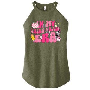 In My Third Grade Era Back To School 3rd Grade Retro Groovy Women's Perfect Tri Rocker Tank