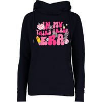 In My Third Grade Era Back To School 3rd Grade Retro Groovy Womens Funnel Neck Pullover Hood