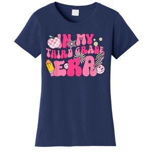 In My Third Grade Era Back To School 3rd Grade Retro Groovy Women's T-Shirt