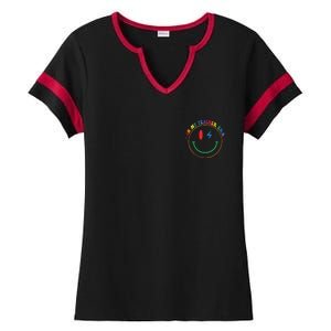 In My Teacher Era Favorite Teacher Gift Teacher’S Day Gift Custom School Teac Ladies Halftime Notch Neck Tee