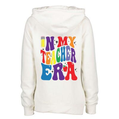 In My Teacher Era Favorite Teacher Gift Teacher’S Day Gift Custom School Teac Womens Funnel Neck Pullover Hood