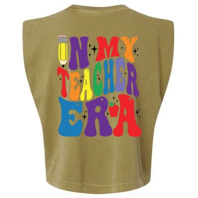 In My Teacher Era Favorite Teacher Gift Teacher’S Day Gift Custom School Teac Garment-Dyed Women's Muscle Tee