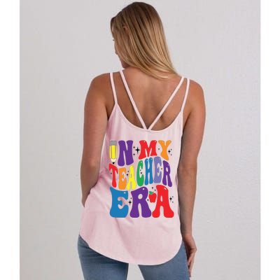 In My Teacher Era Favorite Teacher Gift Teacher’S Day Gift Custom School Teac Women's Strappy Tank