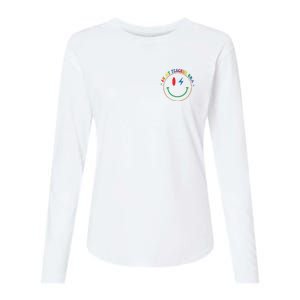 In My Teacher Era Favorite Teacher Gift Teacher’S Day Gift Custom School Teac Womens Cotton Relaxed Long Sleeve T-Shirt