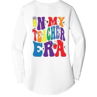 In My Teacher Era Favorite Teacher Gift Teacher’S Day Gift Custom School Teac Women's Perfect Tri Tunic Long Sleeve Shirt