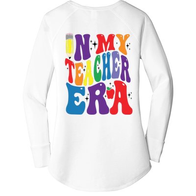 In My Teacher Era Favorite Teacher Gift Teacher’S Day Gift Custom School Teac Women's Perfect Tri Tunic Long Sleeve Shirt