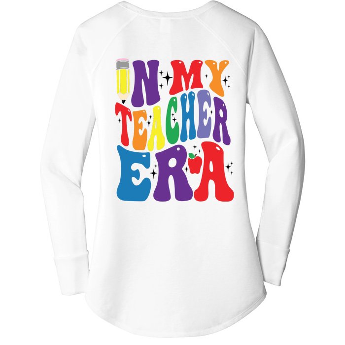 In My Teacher Era Favorite Teacher Gift Teacher’S Day Gift Custom School Teac Women's Perfect Tri Tunic Long Sleeve Shirt