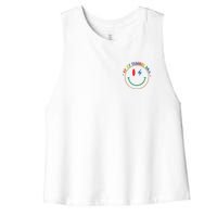 In My Teacher Era Favorite Teacher Gift Teacher’S Day Gift Custom School Teac Women's Racerback Cropped Tank