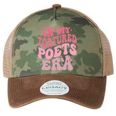In My Tortured Poets Era Pink Groovy Legacy Tie Dye Trucker Hat