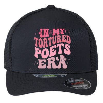 In My Tortured Poets Era Pink Groovy Flexfit Unipanel Trucker Cap