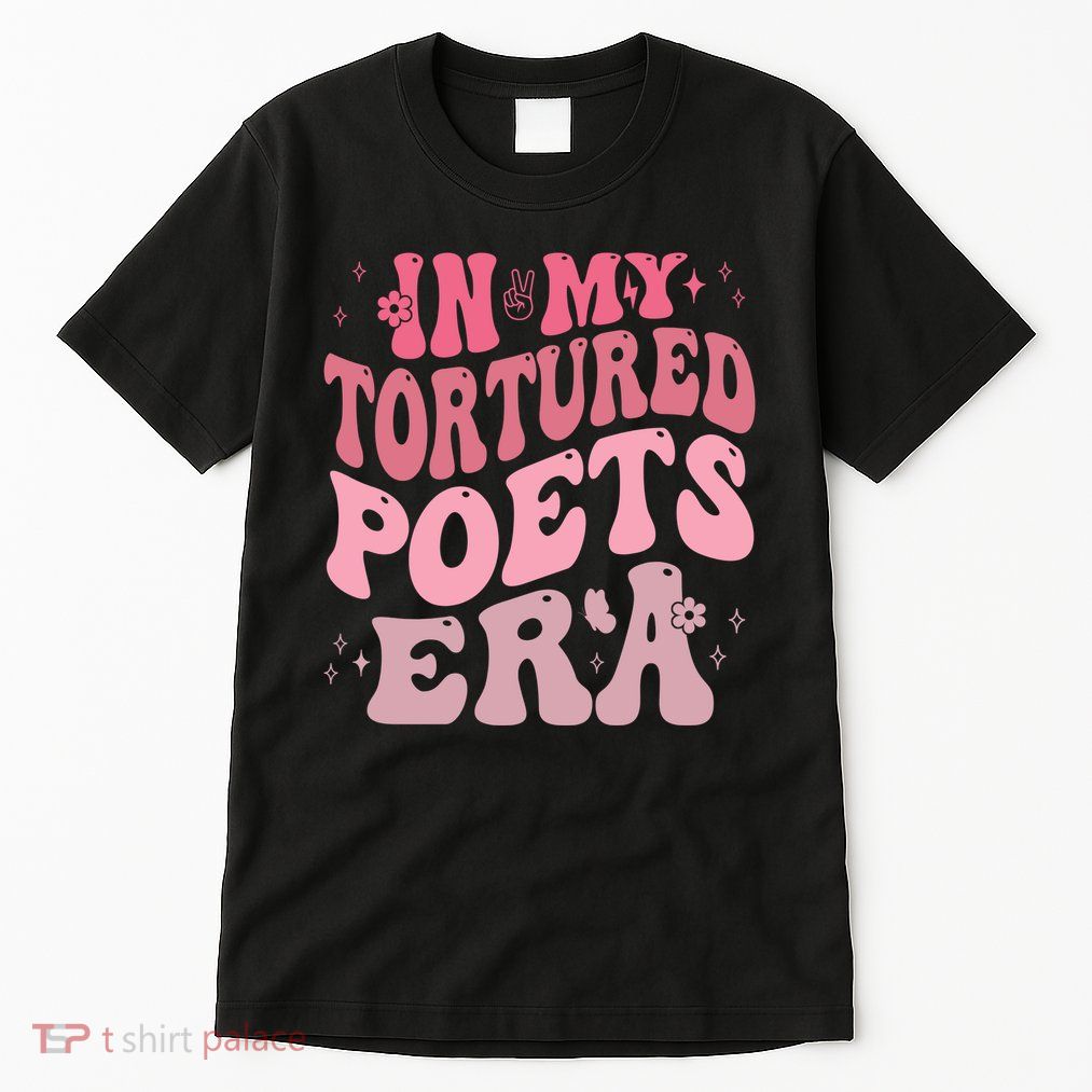 In My Tortured Poets Era Pink Groovy Tall T-Shirt