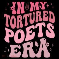 In My Tortured Poets Era Pink Groovy Tall T-Shirt