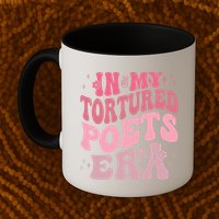 In My Tortured Poets Era Pink Groovy Mug