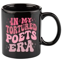 In My Tortured Poets Era Pink Groovy 11oz C Handle Ceramic Mug