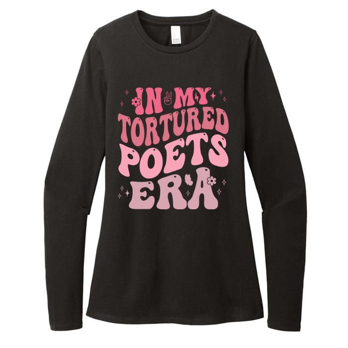 In My Tortured Poets Era Pink Groovy Womens CVC Long Sleeve Shirt