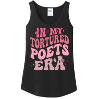 In My Tortured Poets Era Pink Groovy Ladies Essential Tank