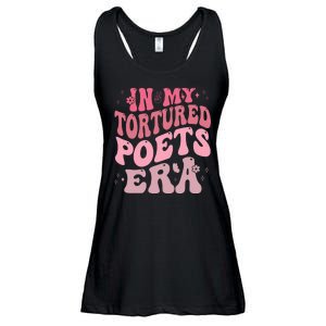 In My Tortured Poets Era Pink Groovy Ladies Essential Flowy Tank