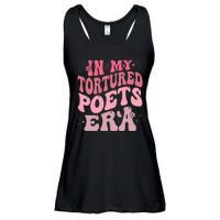 In My Tortured Poets Era Pink Groovy Ladies Essential Flowy Tank