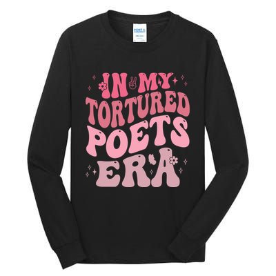 In My Tortured Poets Era Pink Groovy Tall Long Sleeve T-Shirt