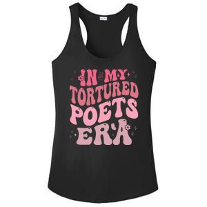 In My Tortured Poets Era Pink Groovy Ladies PosiCharge Competitor Racerback Tank