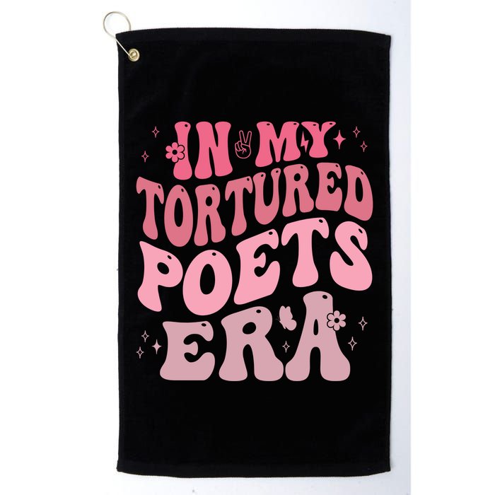 In My Tortured Poets Era Pink Groovy Golf Towel