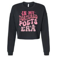 In My Tortured Poets Era Pink Groovy Cropped Pullover Crew