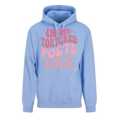 In My Tortured Poets Era Pink Groovy Unisex Surf Hoodie