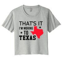 Im Moving To Texas Crop Top