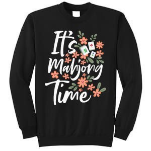 Its Mahjong Time Gambling Chinese Game Casino Player Sweatshirt