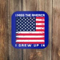 I Miss The America I Grew Up In Grunge Gift Coaster