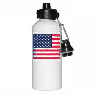 I Miss The America I Grew Up In Grunge Gift Aluminum Water Bottle