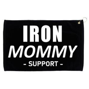 Iron Mommy Triathlon Mom Support Mother Great Gift Grommeted Golf Towel