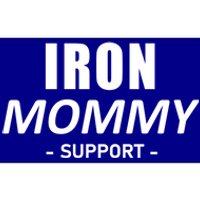 Iron Mommy Triathlon Mom Support Mother Great Gift Bumper Sticker