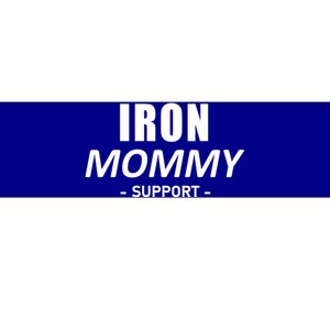 Iron Mommy Triathlon Mom Support Mother Great Gift Bumper Sticker