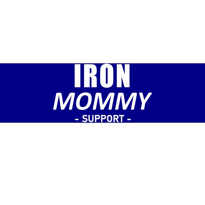 Iron Mommy Triathlon Mom Support Mother Great Gift Bumper Sticker