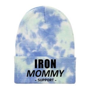 Iron Mommy Triathlon Mom Support Mother Great Gift Tie Dye 12in Knit Beanie