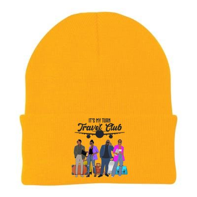 It's My Turn Travel Club Traveling Black African American Men And Women Knit Cap Winter Beanie